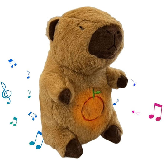 capibara que respira peluche